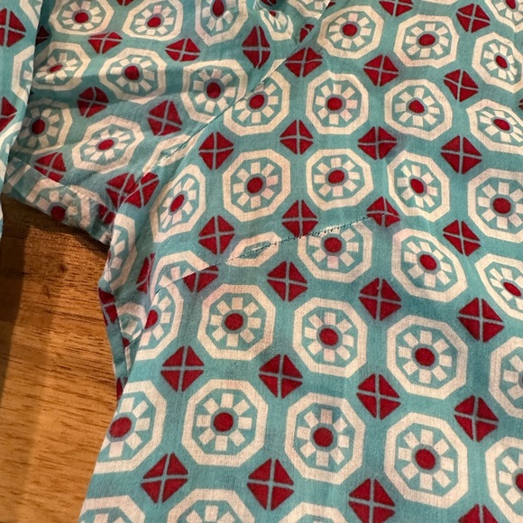 Tory Burch Women’s Long Sleeve Geometric Print | Size 10 - Picture 12 of 15